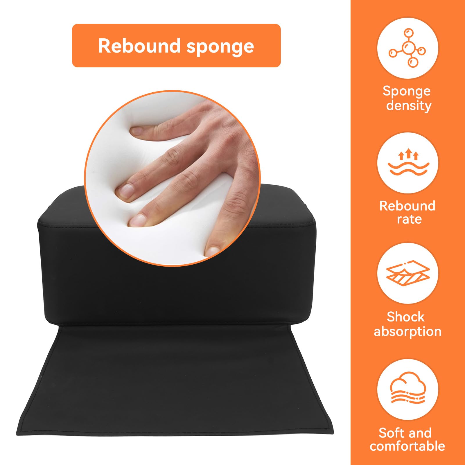 Cojín De Asiento Elevador De Salón, Asiento Elevador De Peluquero De Cuero PU Impermeable, Cojín, Equipo De Peluquería Asiento Elevadors Cojíns Elevador Para Peluquerías Para Niños, Corte De Pelo