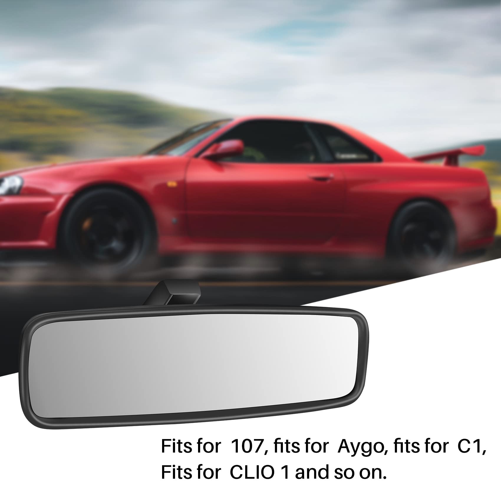 Specchietto Retrovisore Interno Per Peugeot 107 206 106 C1 - Ricambio Originale - Foto 8