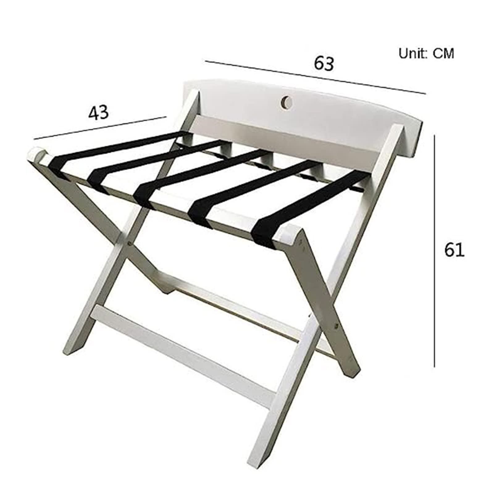 Porta Maletas Hotel - Paquet de 2 Soporte Maletas Plegable, Reposa Maletas Madera con Respaldo, Viajes Titular Bolsa, Equipaje Bastidores de Almacenamiento, para Hogar Habitación de Invitados