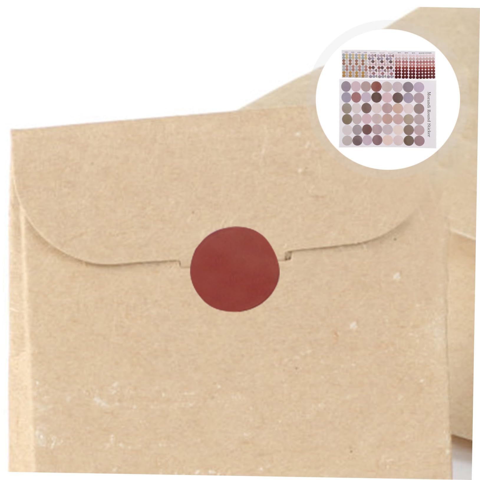 ARTIBETTER Lot De 4 Autocollants Décoratifs Pour Enveloppes Portables 12 Feuilles X 4