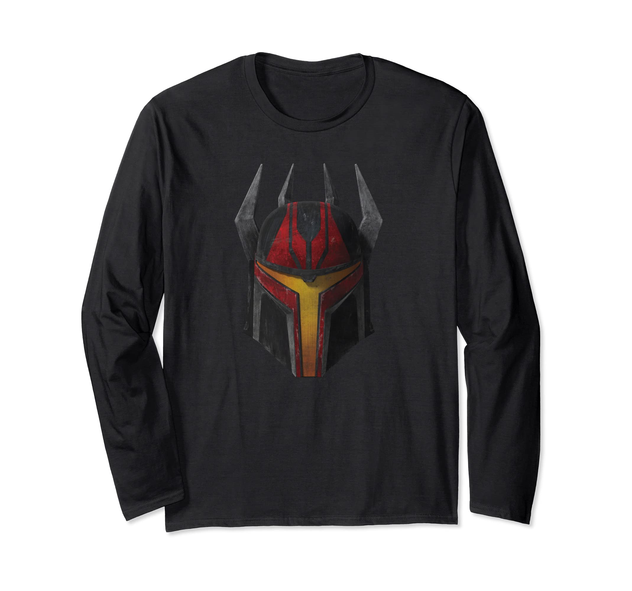 T-shirt Star Wars Super Commando Helmet imprimé graphique manches longues
