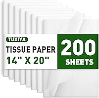 Vista 11 de 1000 hojas de papel de seda blanco, papel de seda de 14" x 20" a granel para Navidad, bodas, cumpleaños, baby showers, Día de San Valentín