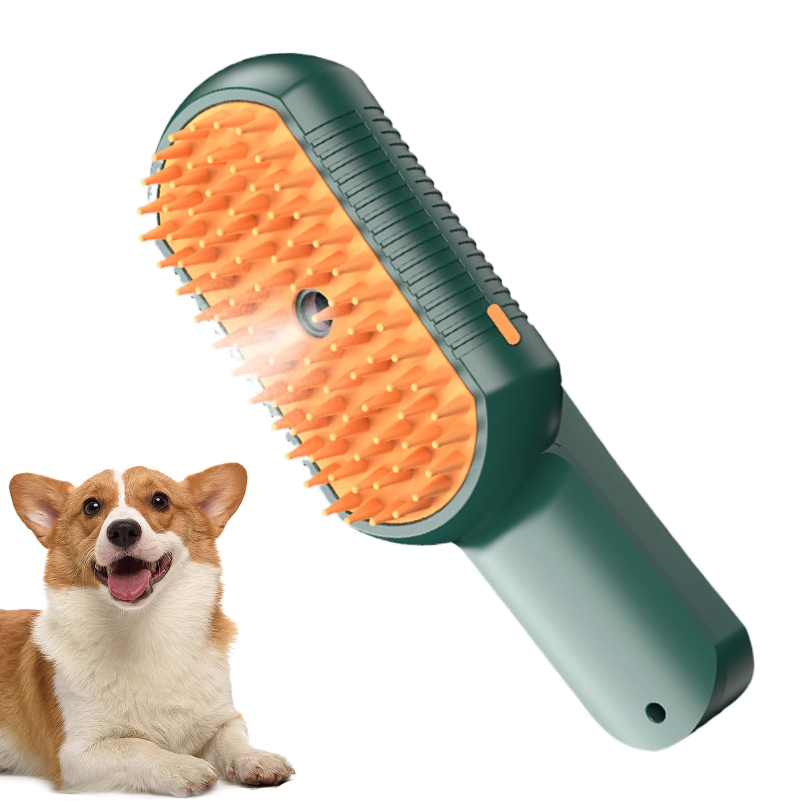 Cepillo De Vapor Para Mascotas,Cepillo Suave Para Muda De Pelo Con Vapor | Peine Multifunción Eliminador De Pelo Para Masaje Y Desenredado | Cuidado De Mascotas Para Gatitos Cachorros Y Perros