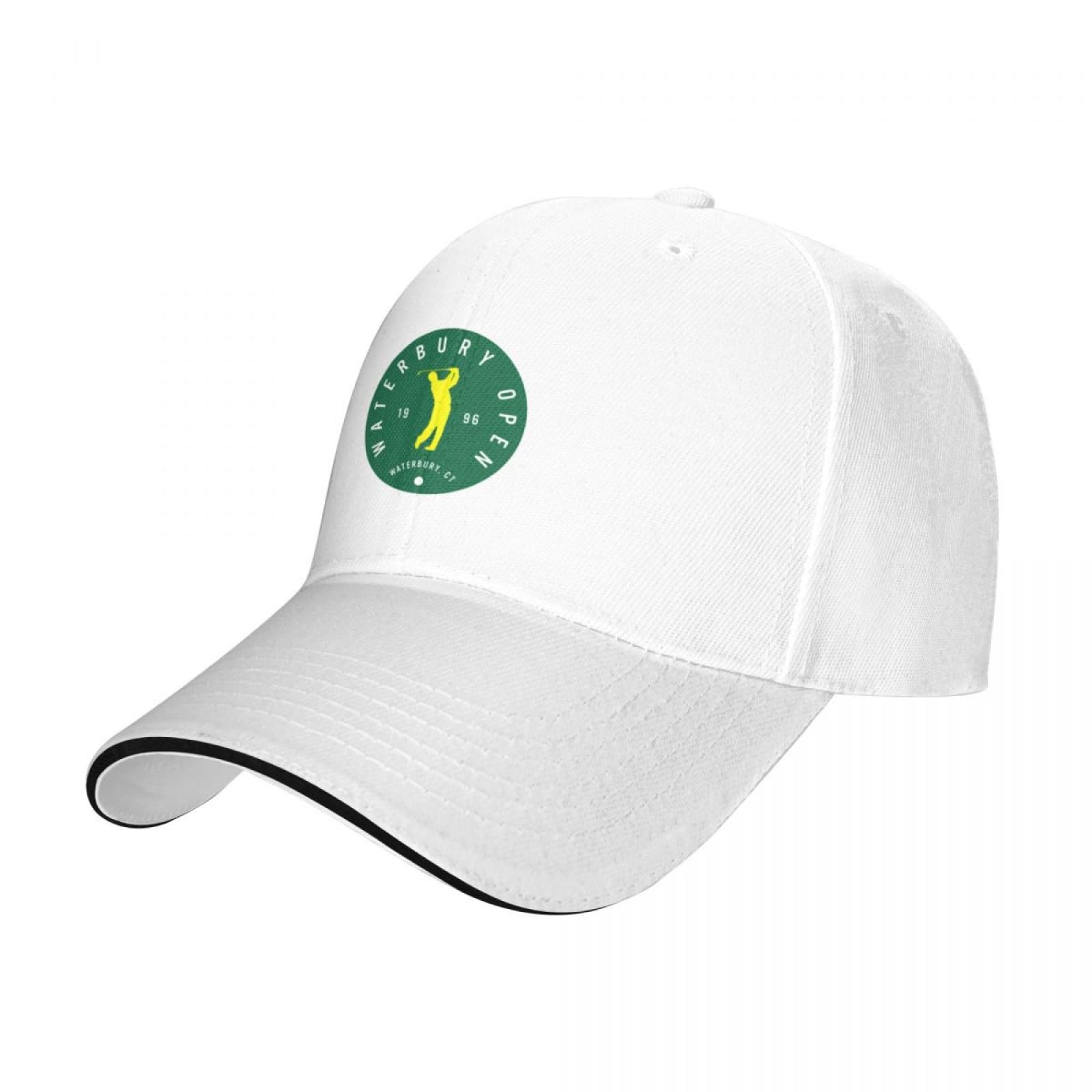 Cizieoe Men's Colour Peaked Cap Happy Gilmore - Waterbury Open Badge Design Essential Cap Baseball Cap Military Tactical Cap Caps Wo