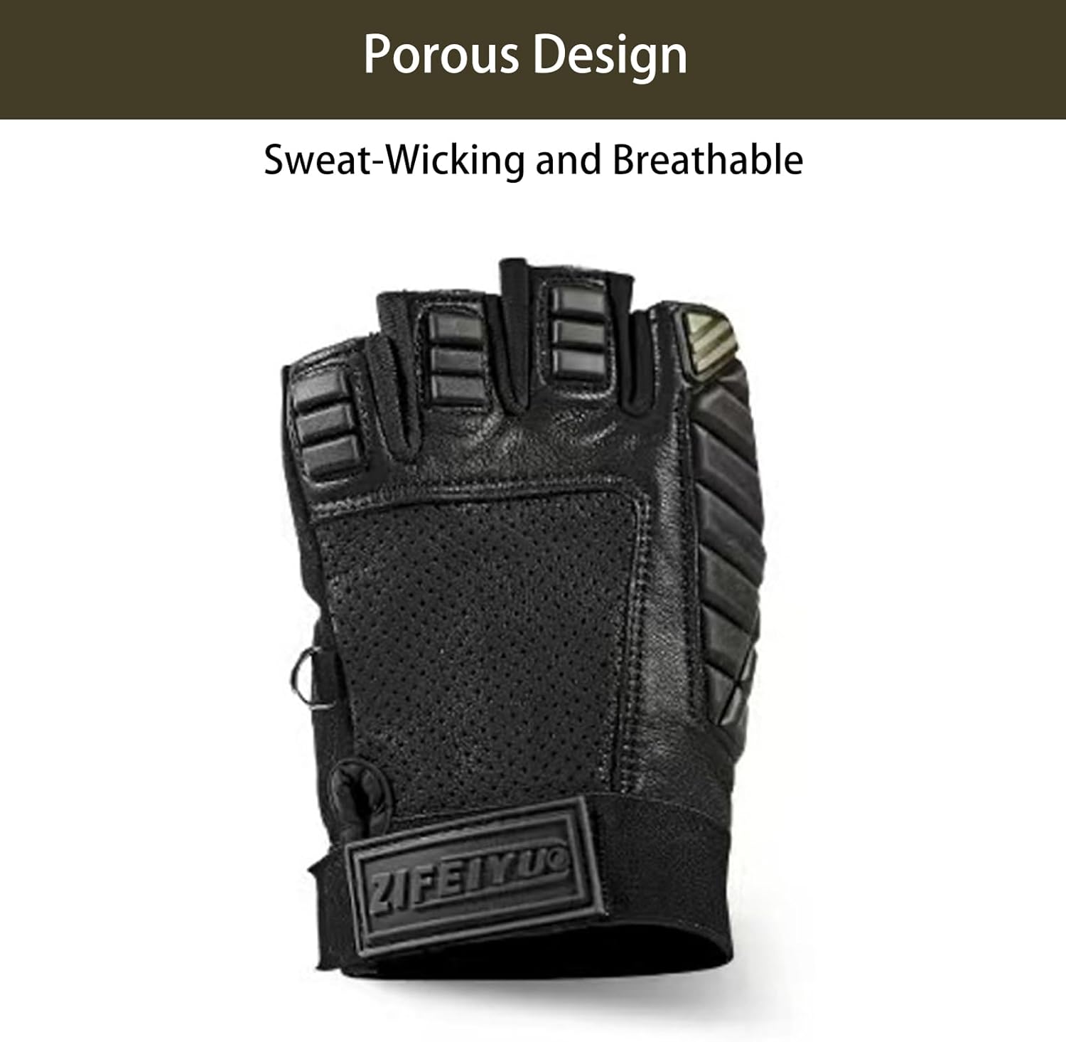 tetotak Professional Frameless Slingshot Shooting Glove,Hunting Training Accessories, Goatskin Material, Superior Hand Protection, Flat Tube Band Outdoor