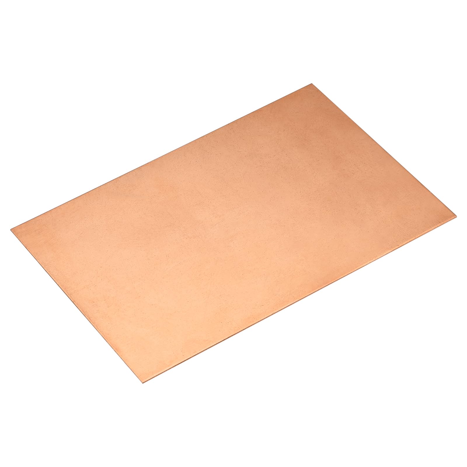 uxcell Hoja de cobre puro, 12 x 8 x 0.04 pulgadas, calibre 24, placa de metal de cobre T2 para manualidades, reparaciones eléctricas, industria