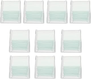 1000 Boxes Cover Slip Optical Microscope Transparent Glass Shot Glass with lid Microscope coverslips Microscope Slide Cover Glass for Microscope Specimen Glass Slide Glass Cover