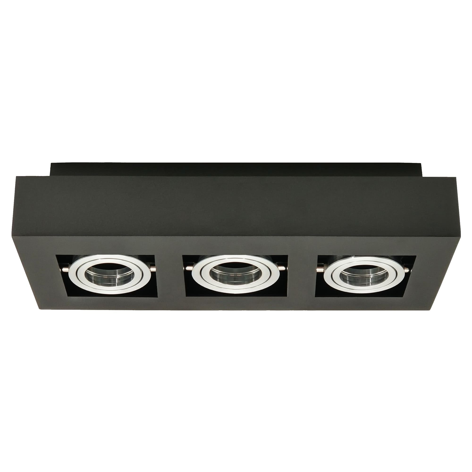 Spot De Plafond Moderne Chromé 2 Voies GU10 Lampe De Plafond Rotative Spot Monte En Surface Sans Ampoule 98766411 Spot De Plafond Moderne Chromé 2 Voies GU10 Lampe De Plafond Rotative Spot Monte En Surface Sans Ampoule 98766411