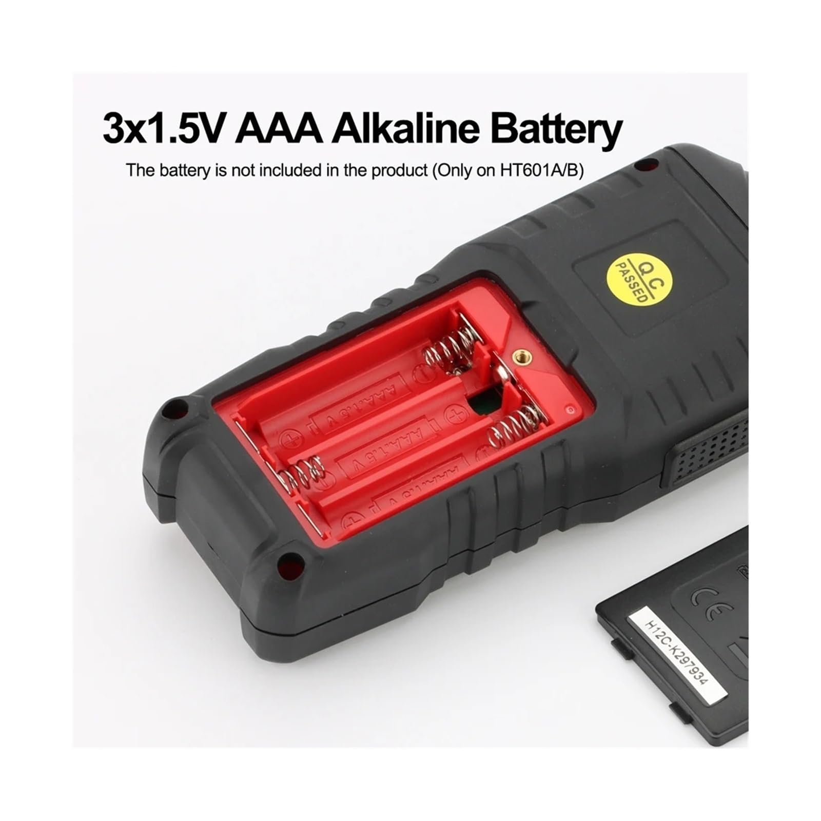 Rilevatore di gas, Rilevatore di perdite gas HT601A HT601B 0-1000PPM Allarme sonoro e schermo metano naturale infiammabile combustibile per lavoro e casa(HT601A P Li Battery)