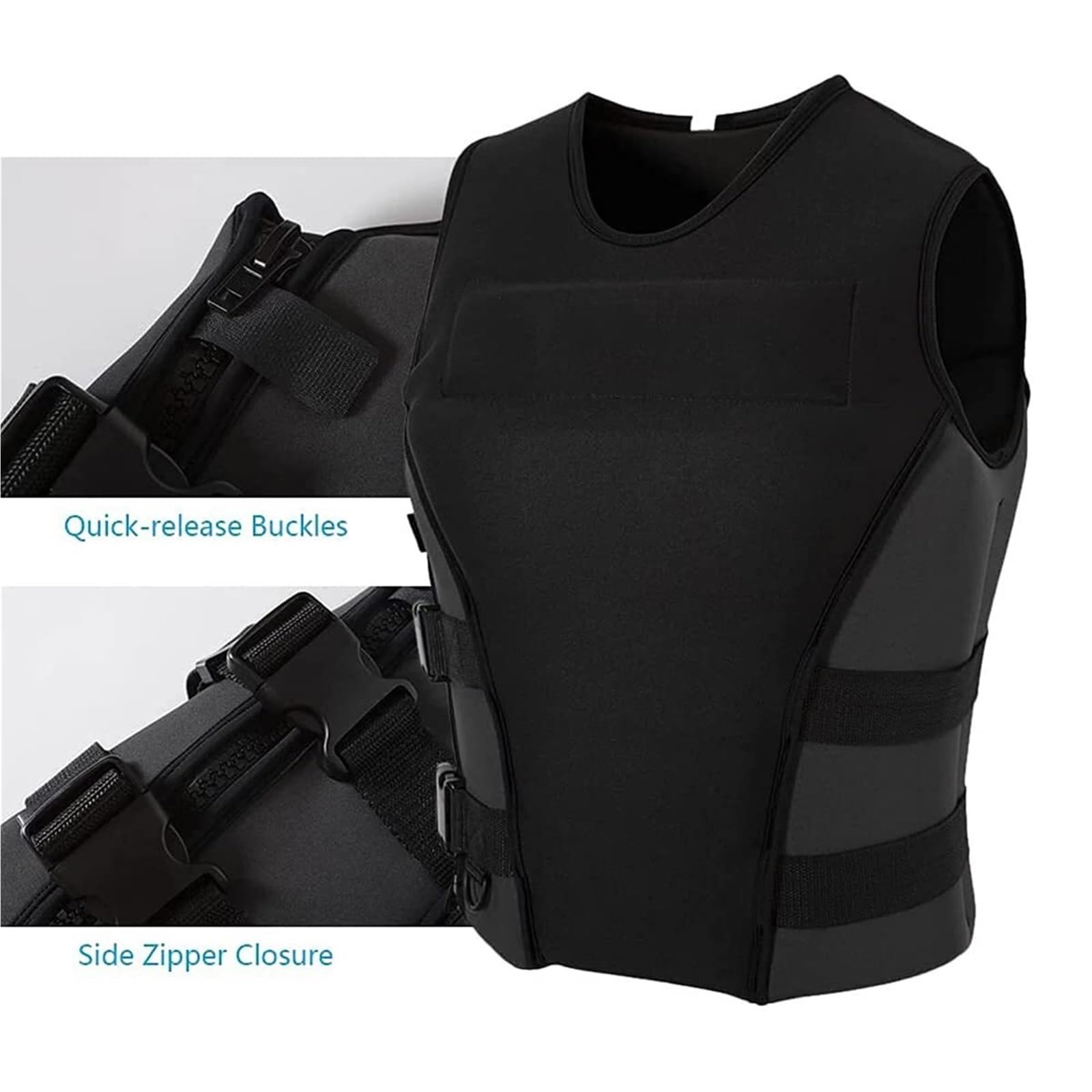 High Buoyancy Adults Life Vest for Surfing, Boating, Fishing, Swimming, Kayaking, Canoeing, Snorkeling, Water Park, Beach Activities and Water Rescue, Safety Equipment