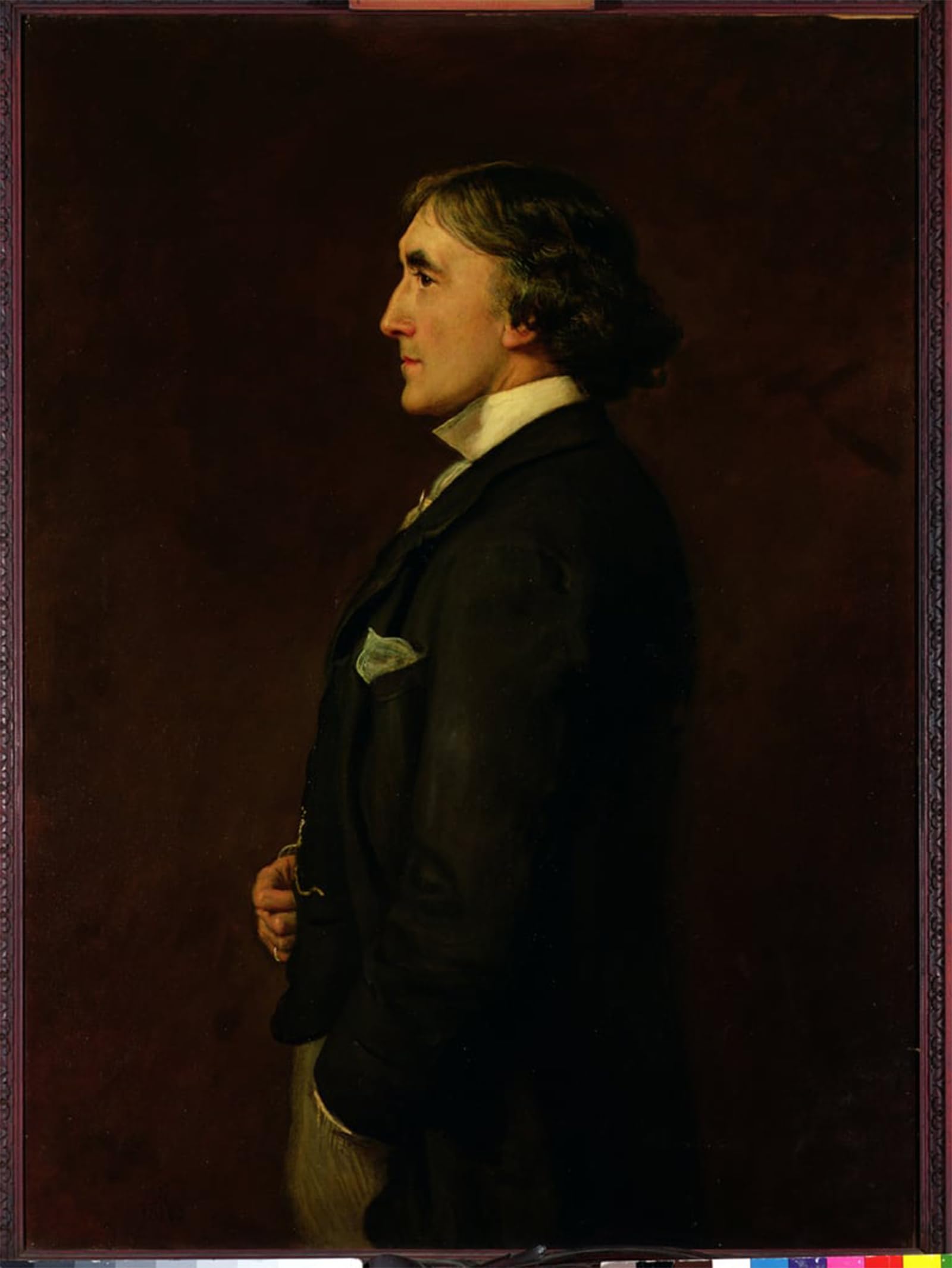 SERENDIPITP Retro Picture Poster Wall Art Pictures Painting Portrait of Henry Irving by John Everett Millais Wall Art Canvas Print for Wall Decor 60x90cm