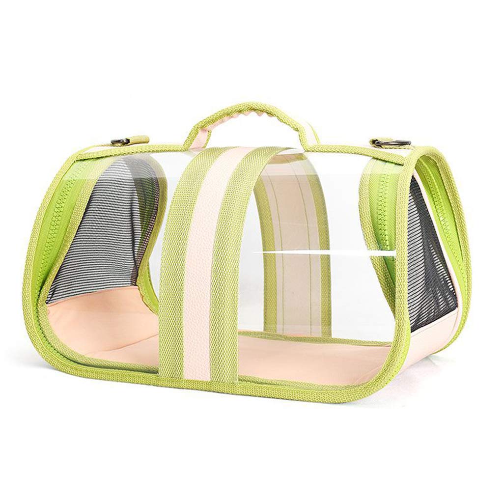 HLD Zaino per Animali Domestici,Zaino per Animali Domestici con Una Sola Spalla - Borsa per Animali Domestici Pieghevole Facile - Borsa per Animali Domestici Panoramica Trasparente