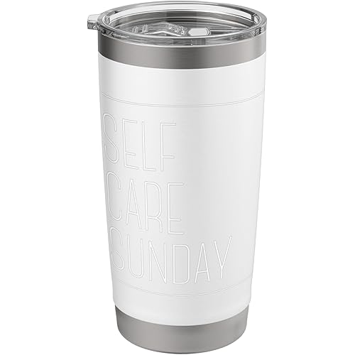 Self Care Sunday Box Sketch Stainless Steel Insulated Tumbler