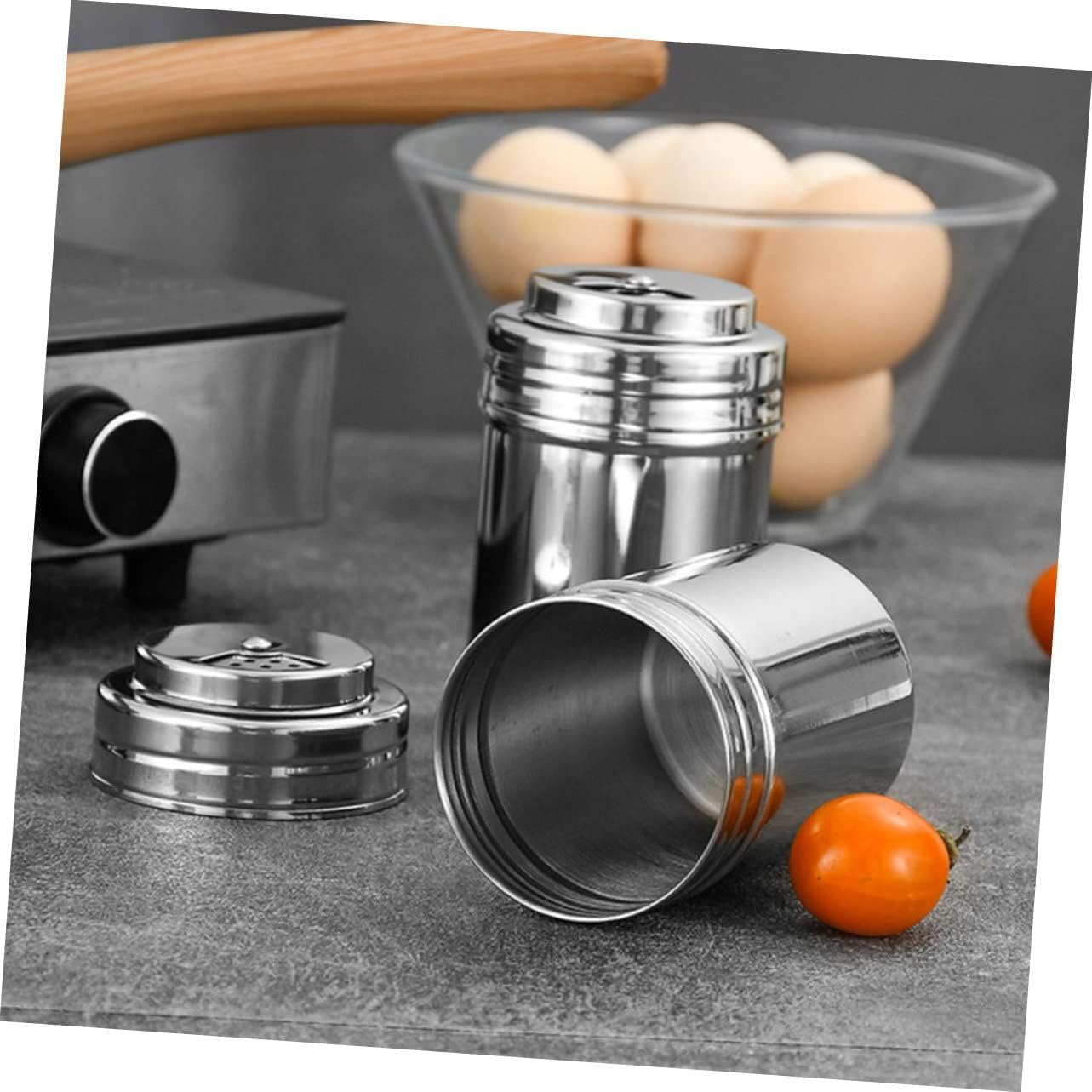 Stainless Steel Pepper Shaker for Seasonings, Dry Storage