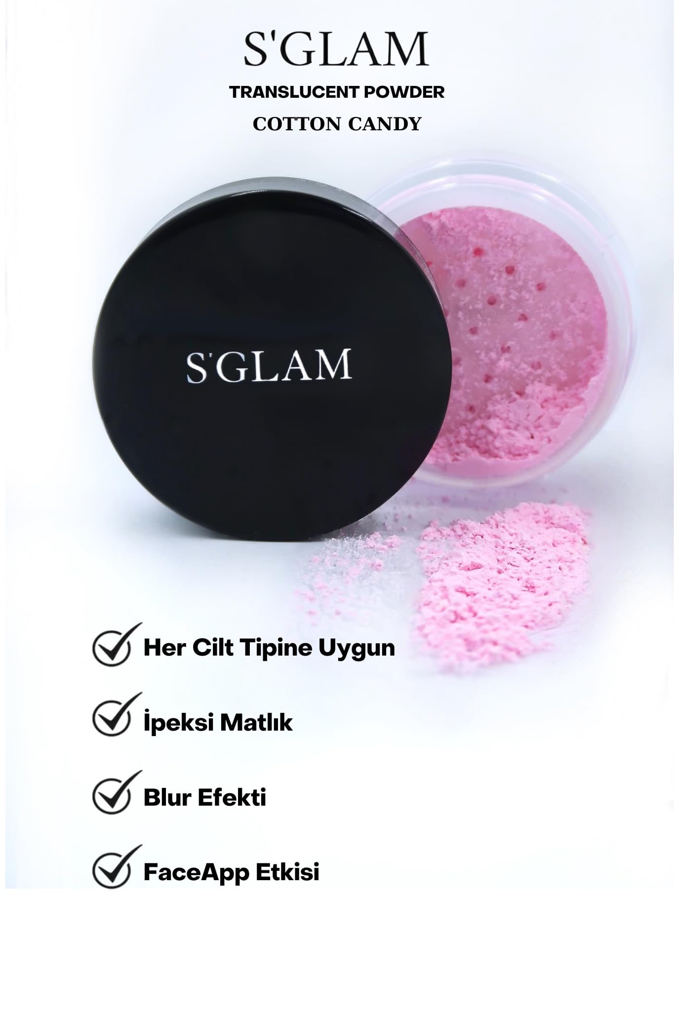 S'glam Loose Powder Pink