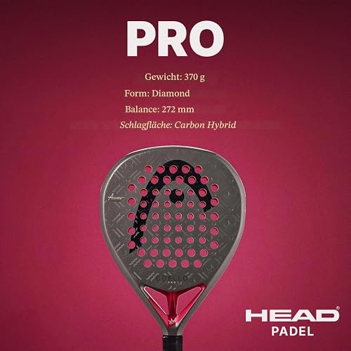 HEAD Coello Pro 2026 Testschläger Raquette de Padel 369g Unisex Gris - 2