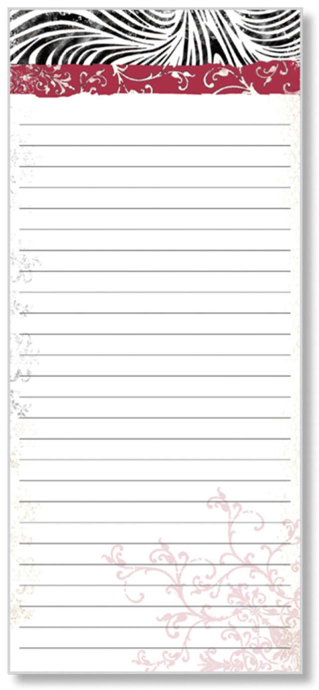 Karen Foster Design Magnetic Notepad, Modern Safari, 12 x 12