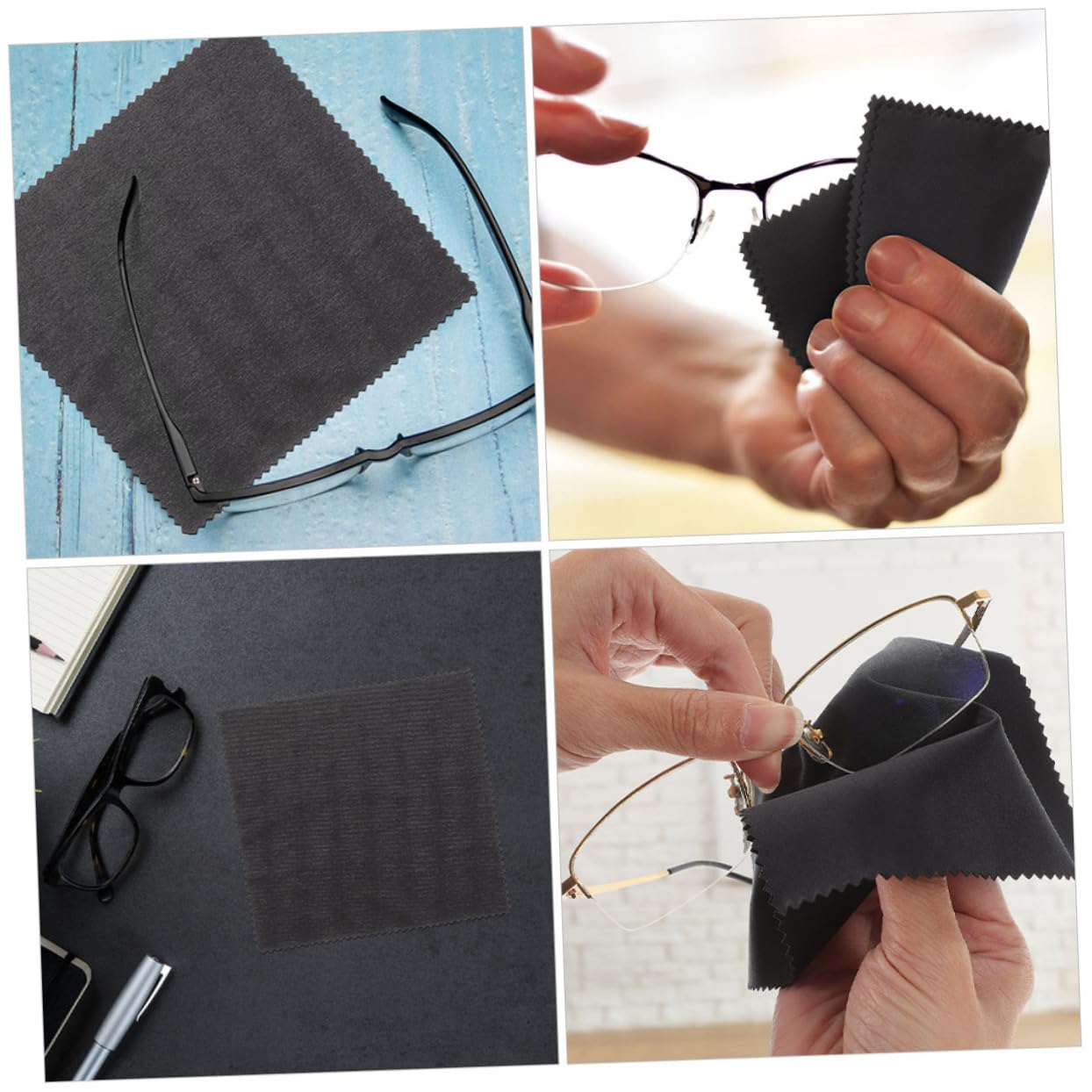 250pezzi Panno Microfibra Per Pulizia Occhiali Per Tv Monitor Smartphone e Superfici Delicate Facile Da Trasportare Per Uso Personale e Commerciale