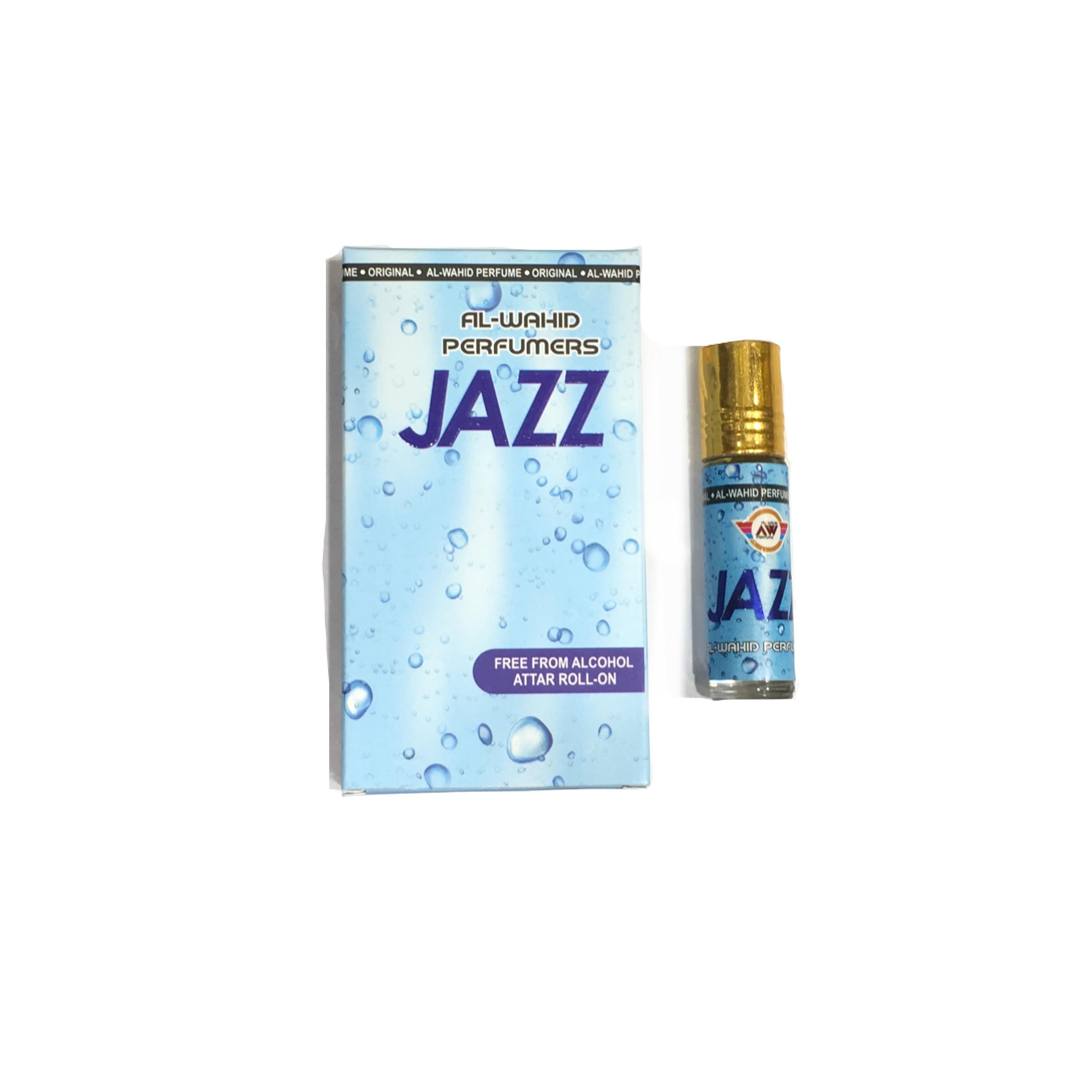 Aim Emporium Al Wahid Jazz Attar Roll On 6Ml Long Lasting And Premium Fragrance Non-Alcoholic/Unisex Fresh Perfume.