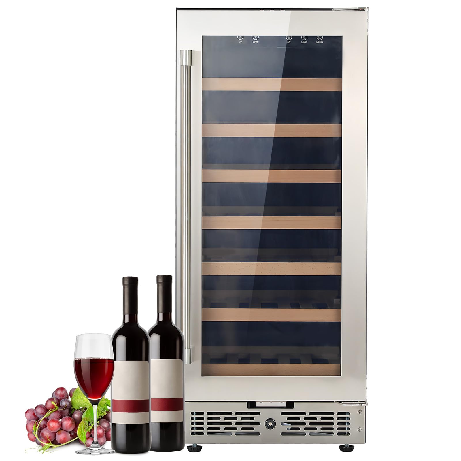 VANZACK 6WK9O81UHRD40U3076XG118 3.4 cu ft Wine Cooler Black