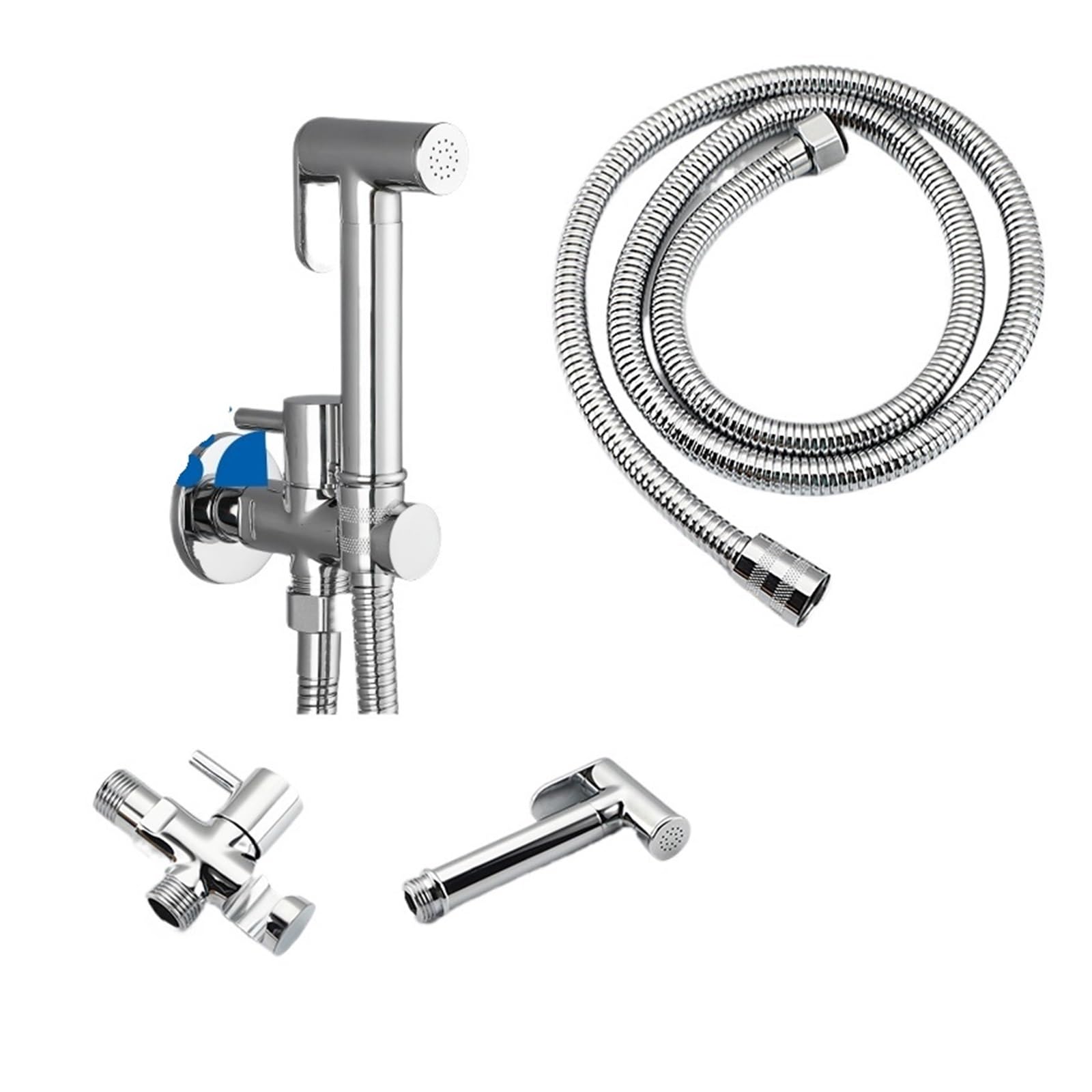 YTMJPQQJI 1 Pcs Brass Bidet Faucet Portable Bidet Sprayer Single Cold Faucet Toilet Faucet Sprayer Flush Bidet Faucet Black/Chrome/Gold (Color : A5075)