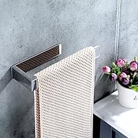 タオルかけ ステンレスタオル掛け 木ネジ＋アンカータイプ 干し幅35cm(全長40cm