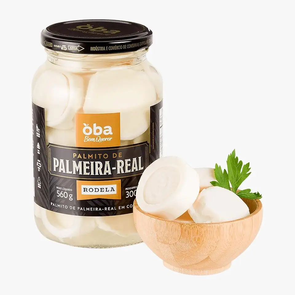 Palmito De Palmeira Real Rodela Oba Bem Querer 300g