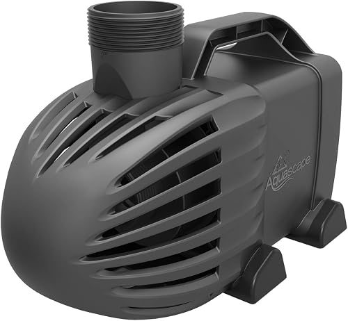 Aquascape EcoWave 3000 GPH Pond and Waterfall Pump, Mag-Drive, Quiet, Efficient, Compact | 91132