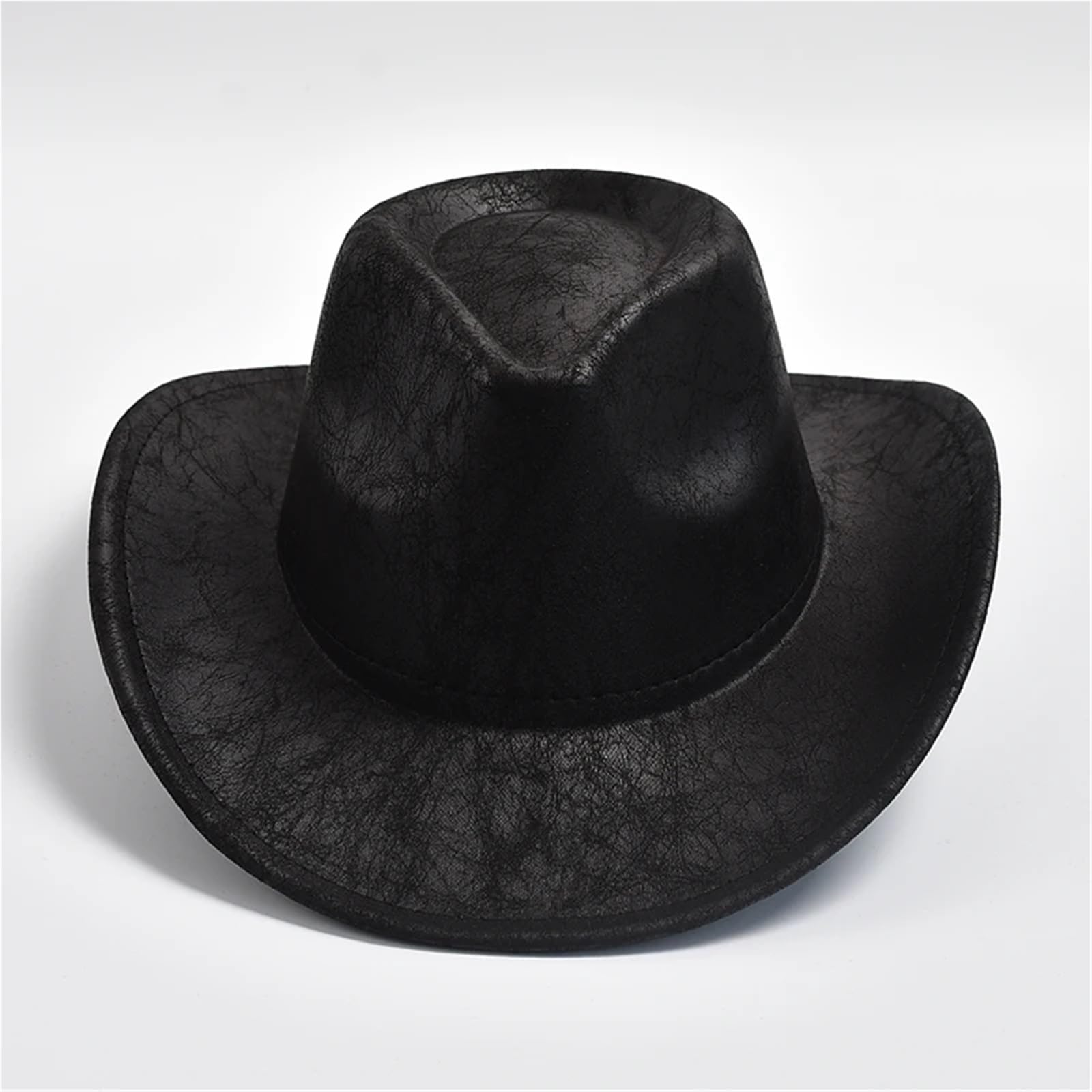 Cappello Cowboy Cappello da Cowboy in Ecopelle Vintage Gentiluomo Jazz Cappelli for Uomo Donna Cappello da Cowgirl