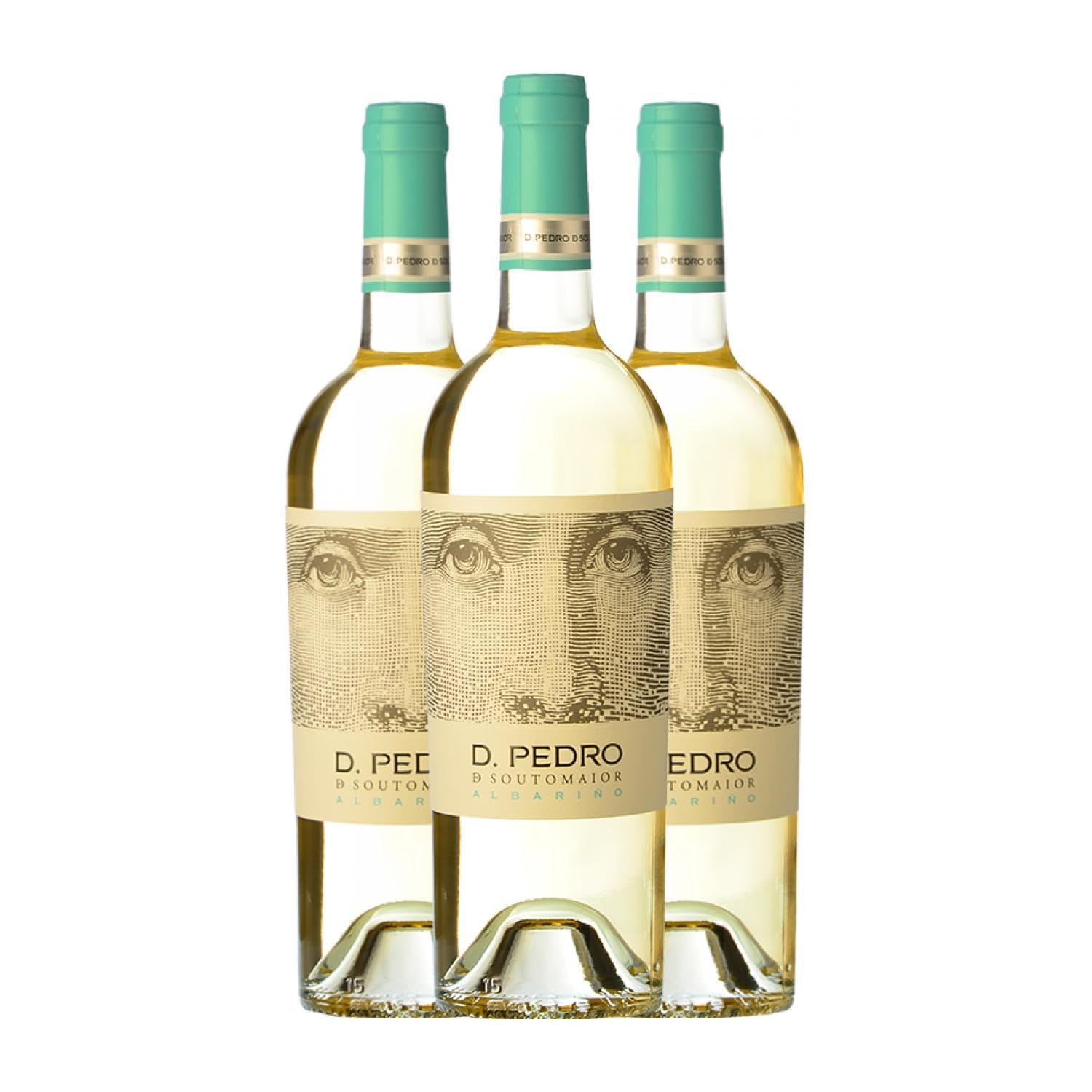Adegas Galegas Don Pedro de Soutomaior Albariño Rías Baixas 75 cl Vino blanco (Caja de 3 Botellas de 75 cl)