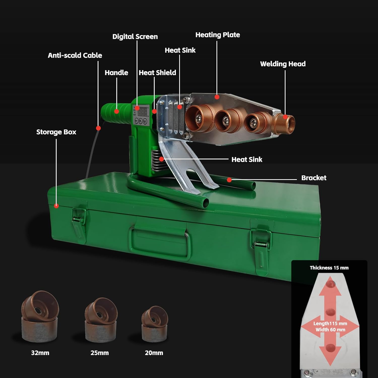 Portable Plastic Pipe Welding Kit