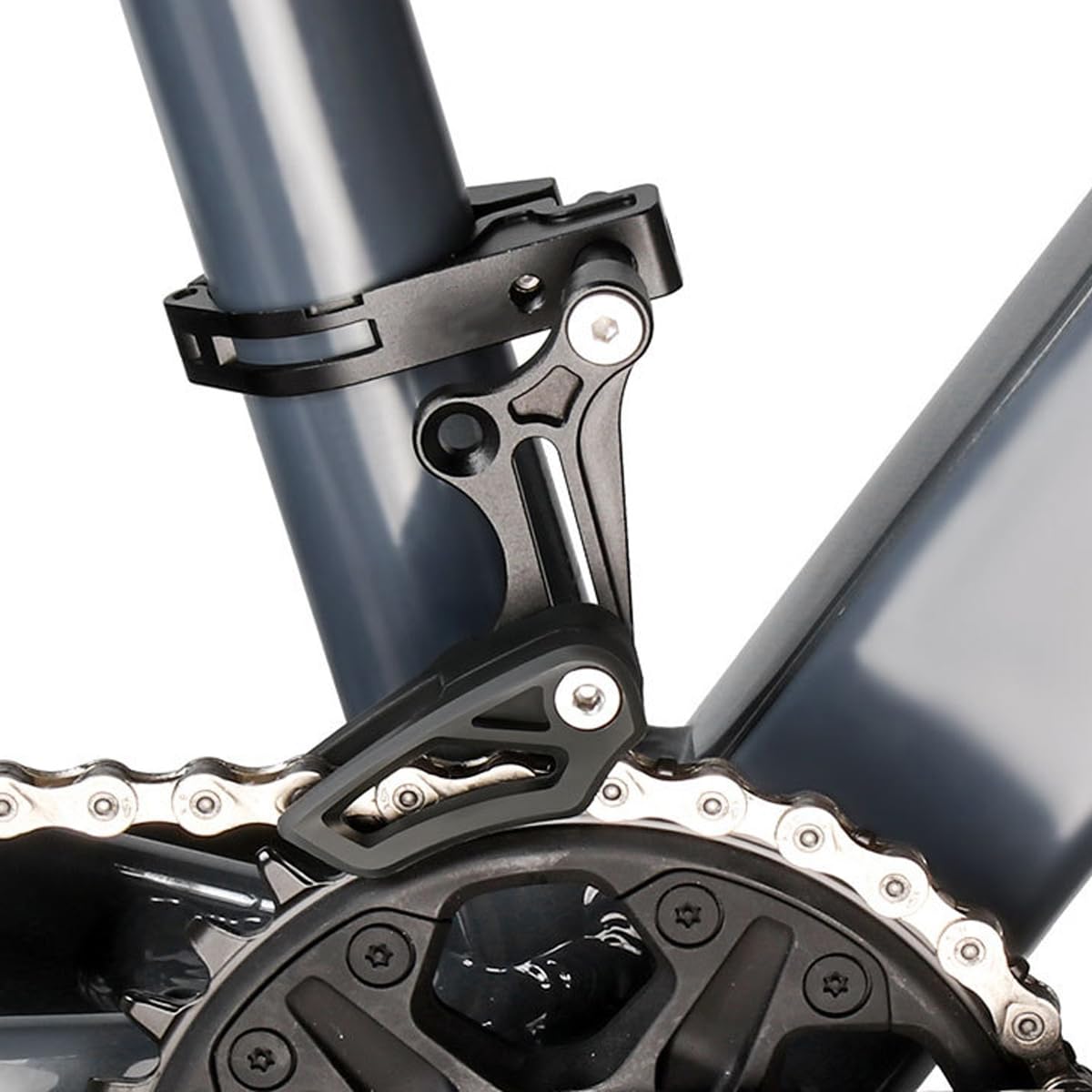 MotuTech Kettinggeleiding voor racefiets, stadsfiets, ketting, stabilisator, anti-val, bescherming van aluminium (goud MotuTech Kettinggeleiding voor racefiets, stadsfiets, ketting, stabilisator, anti-val, bescherming van aluminium (goud