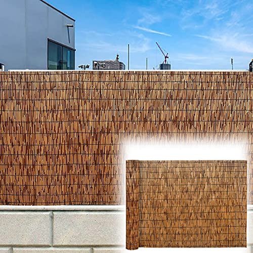 Umweltfreundlicher Schilfzaun, Bambuszaun, Garten-Sichtschutzzaun, Schatten...