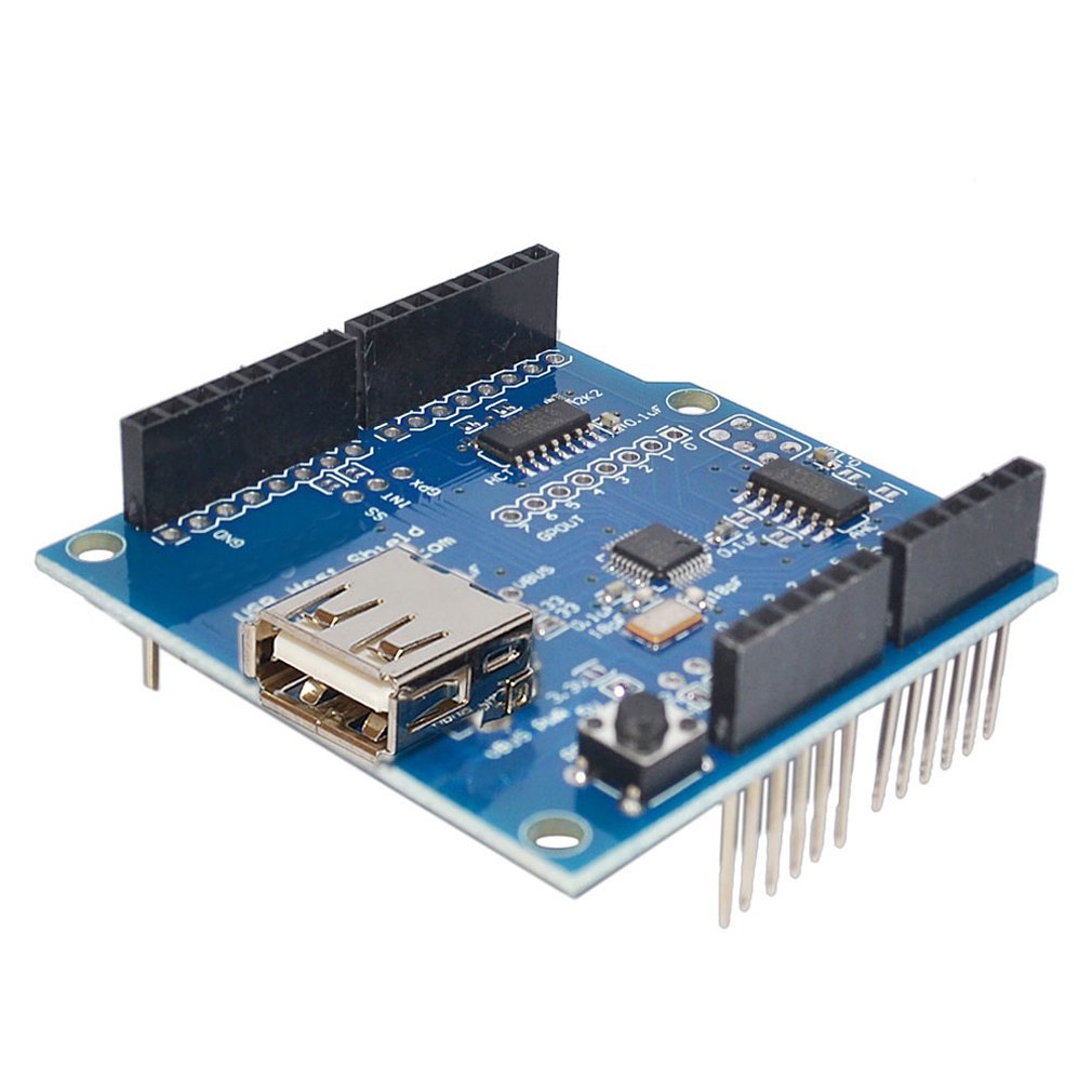 HiLetgo USB Host Shield for Arduino UNO Mega 2560 Support Google Android ADK USB HUB