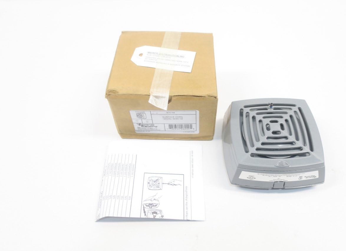 EDWARDS SIGNALING 874-N5 Surface Horn 120V-AC D588926