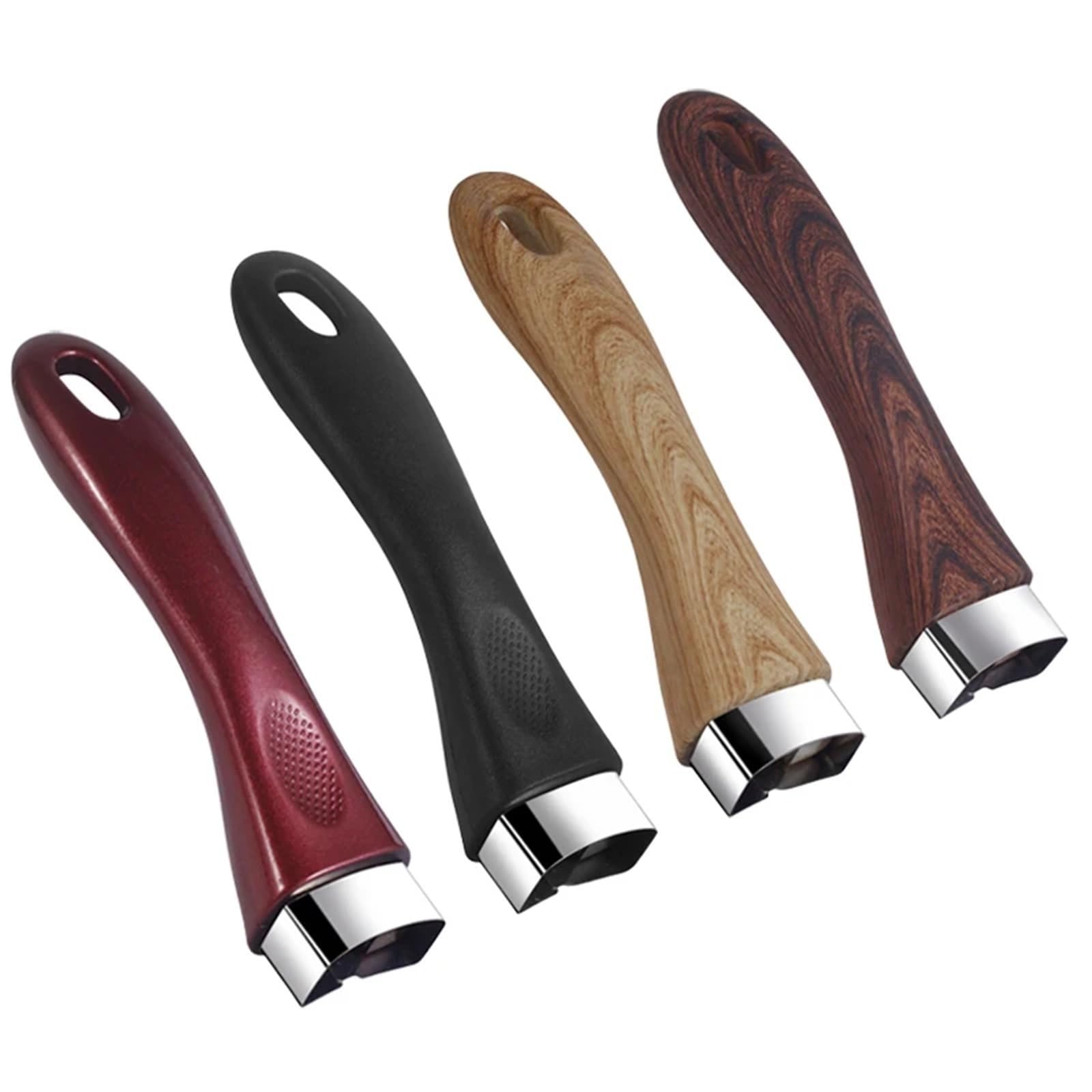 Asa de la tapa de una olla, Reemplazo de mango sartén acero inoxidable baquelita, 6 piezas, multicolor(Red)