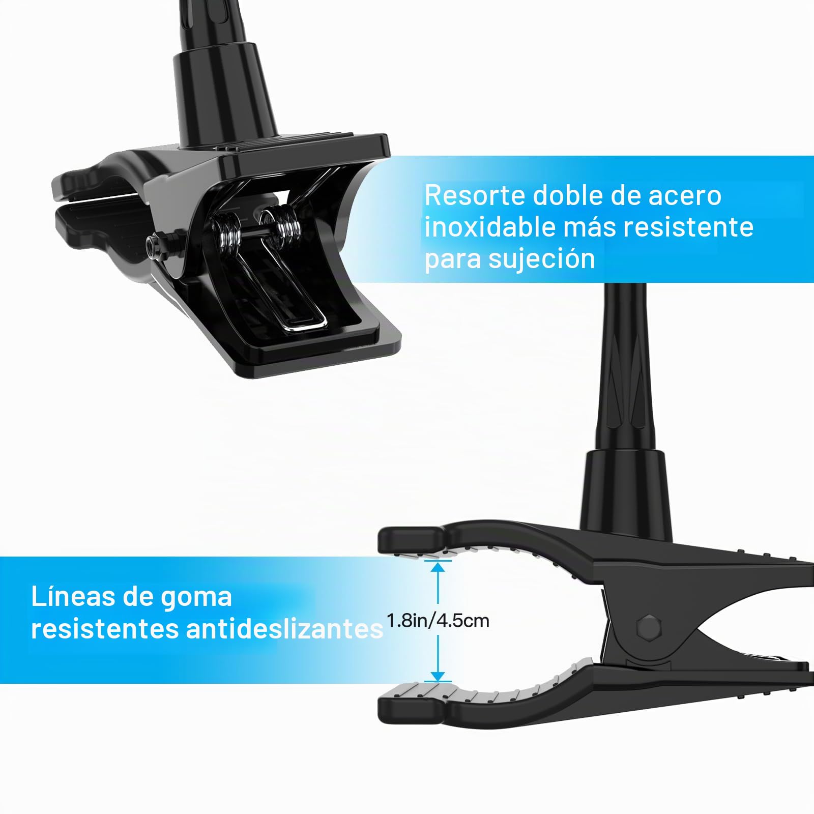 Smatree webcam Mount Flexible Gooseneck Stand para NexiGo N660P, N680P, N930E, N940P, N950P, N960P, N980P y Otros Dispositivos con Rosca de 1/4" (webcam no incluida)