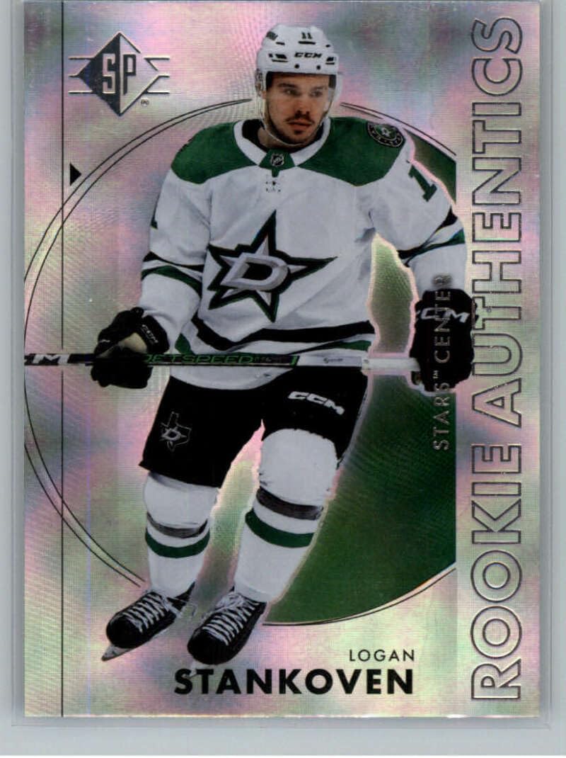 2024-25 Upper Deck SP Patterned Foilboard #105 Logan Stankoven Dallas Stars Official NHL Hockey Card in Raw (NM or Better) Condition