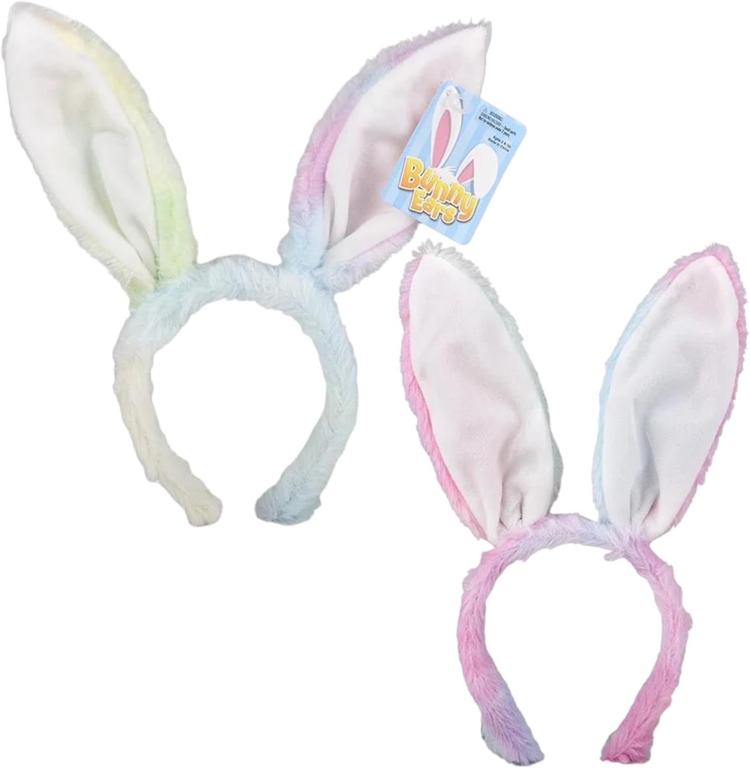 Plush Cotton Candy Bunny Ears