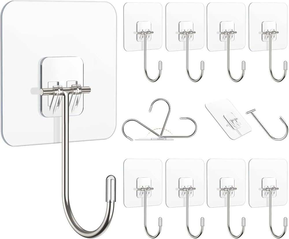 お買い得⭐️強力粘着フック14個セット超強力 はがせる繰返しキッチン 壁掛 耐水 強力 粘着フック 14個セット 超強力 はがせる 繰返し キッチン 壁掛 耐水