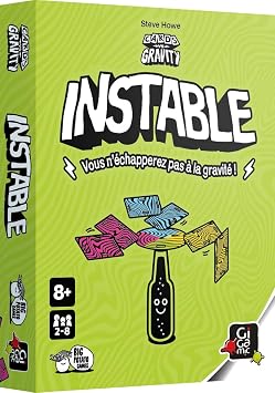 BIG POTATO GAMES Unstable The Gravity Defying Card Balance Game | Fun Card Game | 2+ Players - Ages 8 and Up