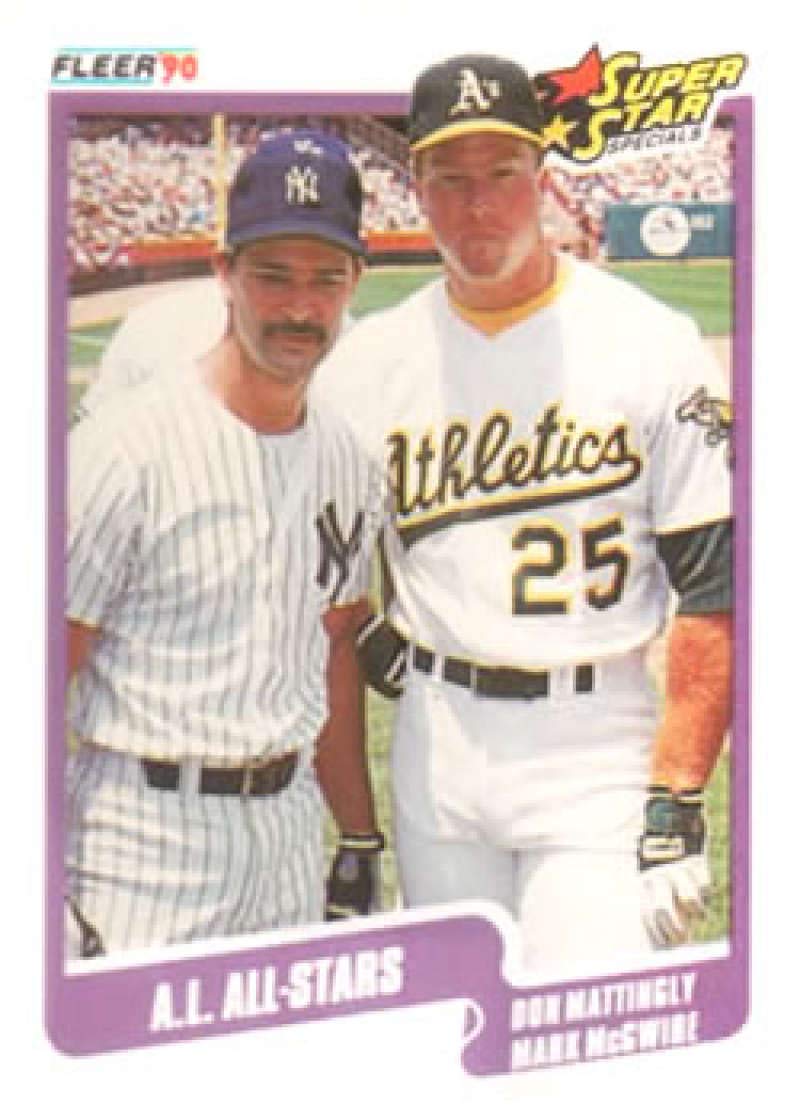 Amazon.com: 1990 Fleer Baseball #638 Don Mattingly/Mark McGwire