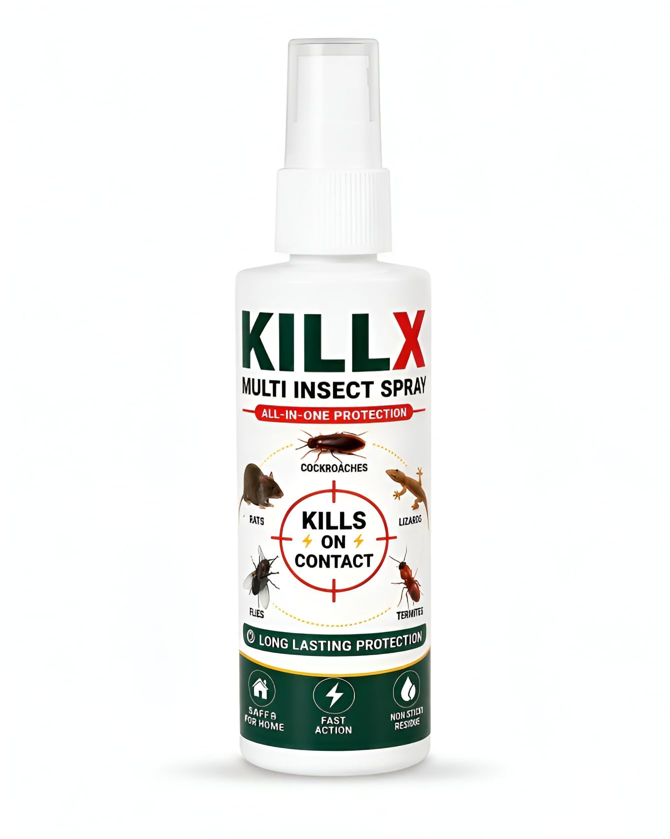 KILLX Multi Insect Spray (100ml) for Home & Indoor Use, Easy Spray Bottle, Suitable for Cockroach, Fly, Ant, Lizard, Termite & Common Crawling Insects, Quick Dry Formula,-picture-12