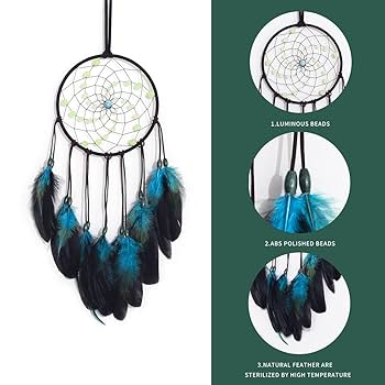 Amazon.com: Dream Catchers with Luminous Beads, Handmade