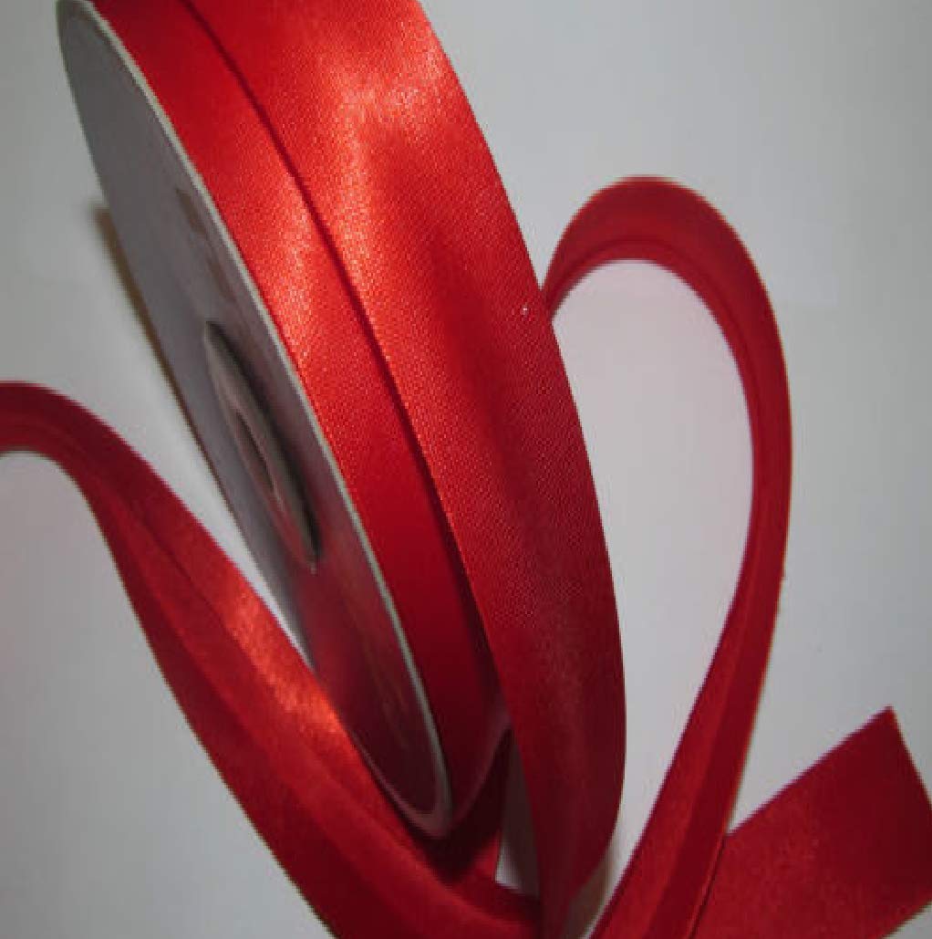 Nova Bias Binding Red Satin Bias Binding 19Mm