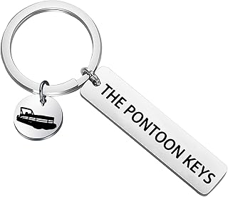 Pontoon Gift Pontoon Captain Gift Pontoon Owner Gift Boating Jewelry The Pontoon Keys