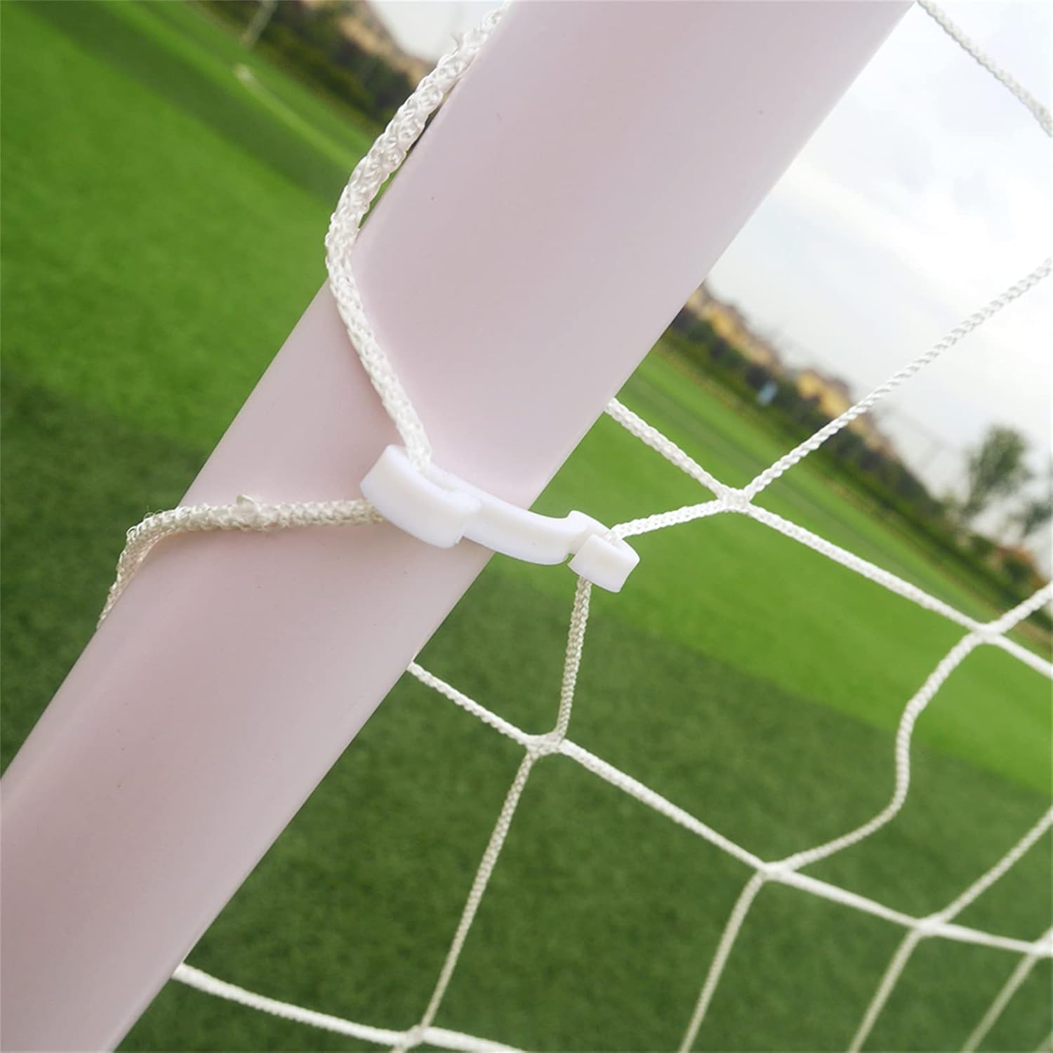 2.45M Professional PVC Tube Plastic Soccer Door White
