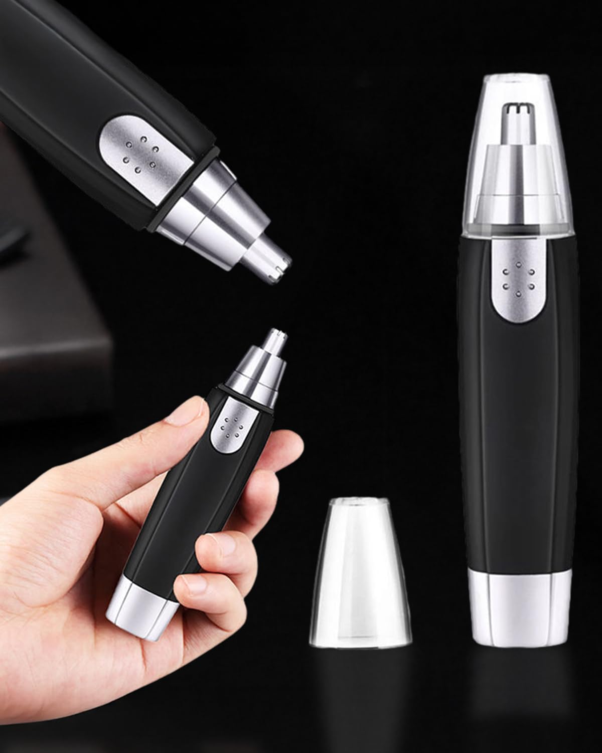 Nose Hair Trimmer for Men Women Easy and Hygienic Grooming Black BLC1458-01