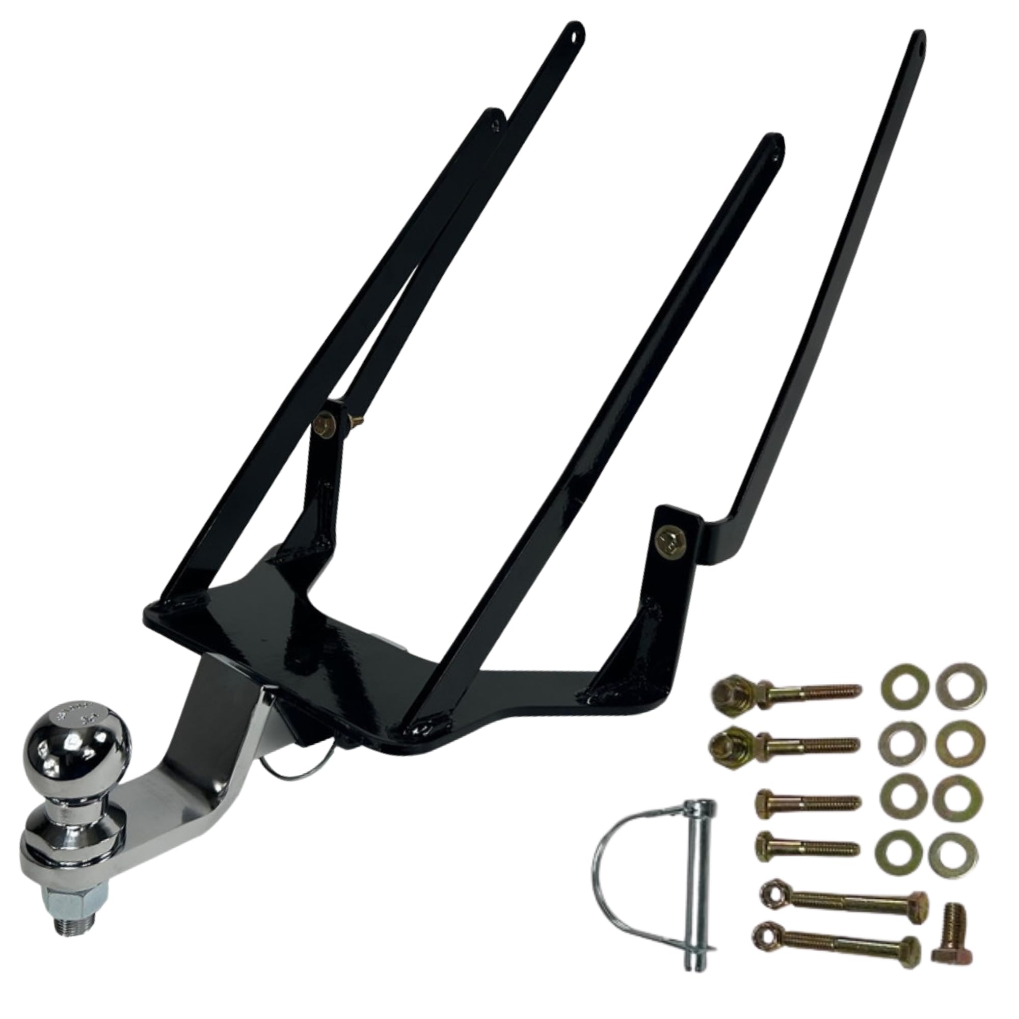 Hidden Trailer Hitch Fits Harley 2014–2024 Street Glide & Road Glide Custom | Heavy-Duty Steel, 1-7/8" Ball Included