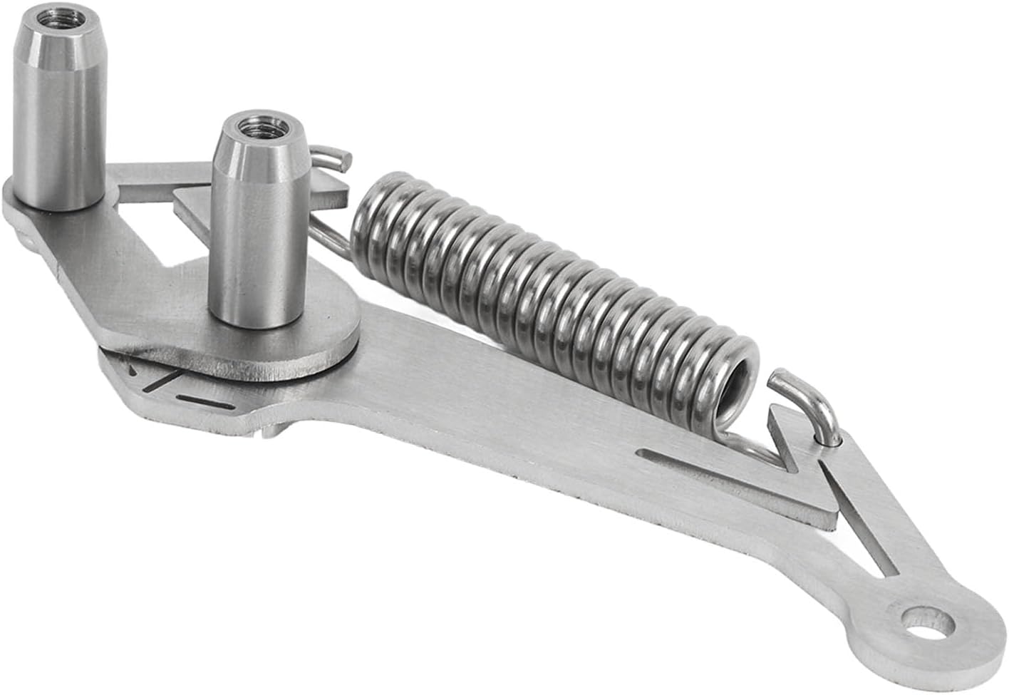 Motorcycle Chain Slack Adjuster Tool Metal High Strength Precise Chain Slack Adjustment Setter Tool for Riding